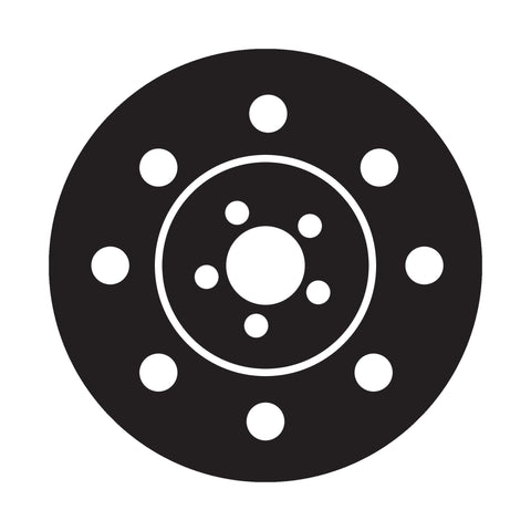 FRONT BRAKE DISC SET PLAIN - OEM BREMBO CALIPER